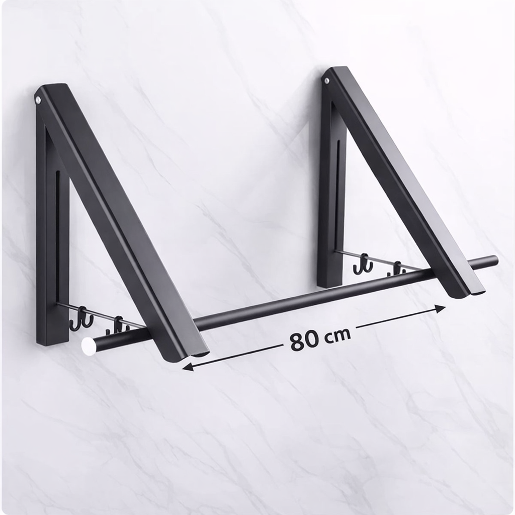 Abido Foldable Wall Hanger – No Drilling, Waterproof & Space-Saving