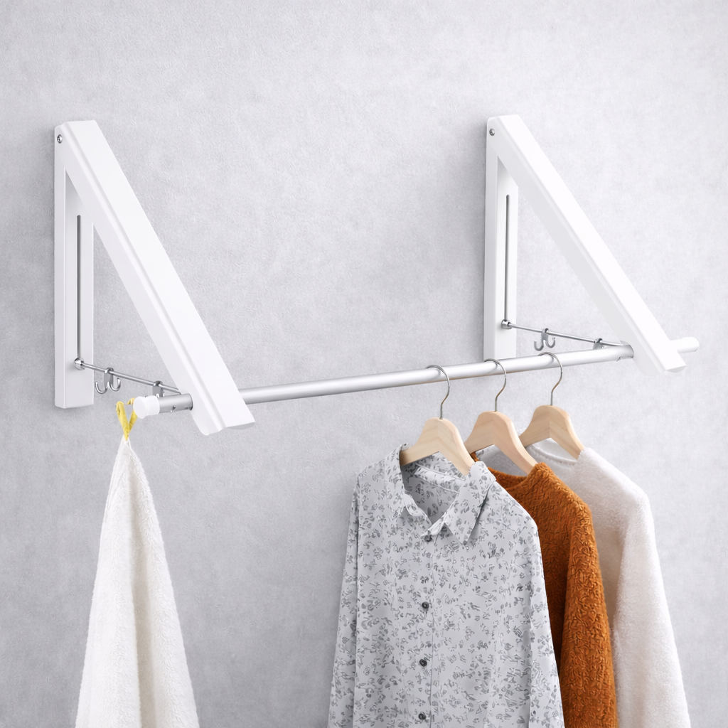 Abido Foldable Wall Hanger – No Drilling, Waterproof & Space-Saving