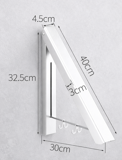 Abido Foldable Wall Hanger – No Drilling, Waterproof & Space-Saving