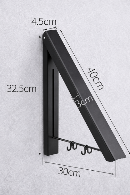 Abido Foldable Wall Hanger – No Drilling, Waterproof & Space-Saving